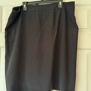 Armani Collezioni Classic Black Pencil Skirt